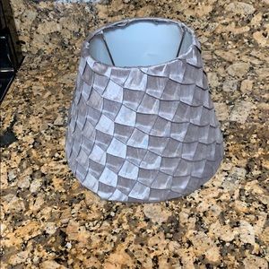 Small gray lampshade